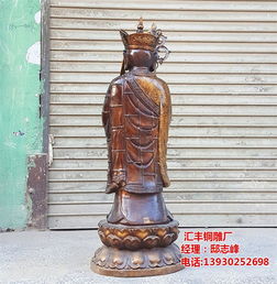 汇丰铜雕 地藏王坐像雕塑的佛教造像艺术与匠心